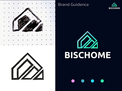 BISCHOME LOGO DESIGN animation appicon branding graphic design home logo homeloho house logo housebrand houselogo icondesign icondesigner logo logo design logodesign logodesigner logoicon logoidea logoinspiration logopic ui