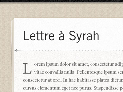 Mira WIP blog interface layout line paper texture typography ui web