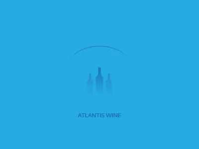 Atlantis wine branding identity logo logo design logotype wine