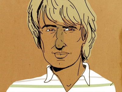 Owen Wilson - revising and revising illustration owen portrait wilson