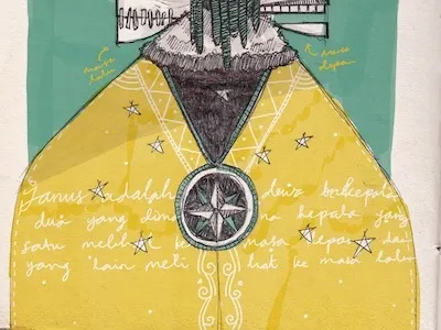 Janus' Body bountylist drawing illustration janus sketchbook