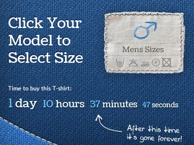 t-shirt store - sizes button rebound design illustration store tshirts