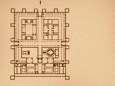 Diocletian hostel split treasure map