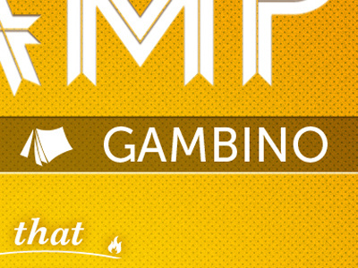 Childish Gambino Poster camp childish childish gambino gambino poster type typography