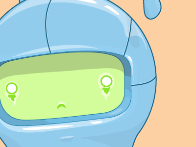hero close up astronaut colour crisp cute vector
