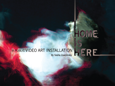 Home is Here Postcard advertising illustrator photoshop postcard