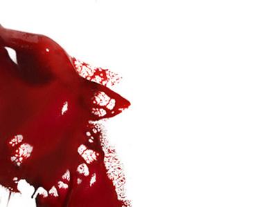 Wolfy abstract blood cd red wolf