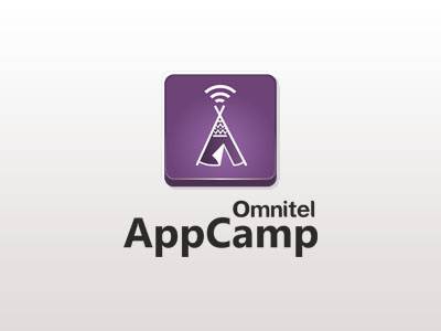 Omnitel AppCamp a android app camp design icon logo mobile phone purple smartphone tie ui