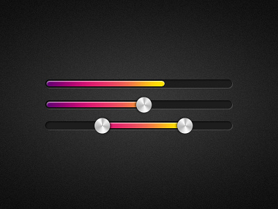 Sliders design slider ui