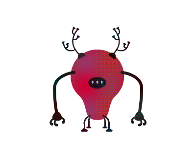 Mr.Redbaloon 2 animation gif opos walk