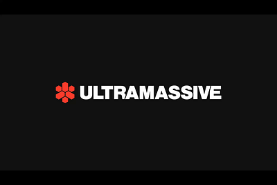 ULTRAMASSIVE | Logo animation ai logo animation branding dynamic logo flower logo geometric logo identity branding logo animation minimal icon monogram red flower startup logo stripe logo sun logo tech logo visual identity