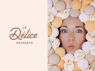 Le Delice Branding brand identity branding cake confectionery cookie delights desserts illustration le delice desserts lettering logo design logotype macarons mark pastry photo typography