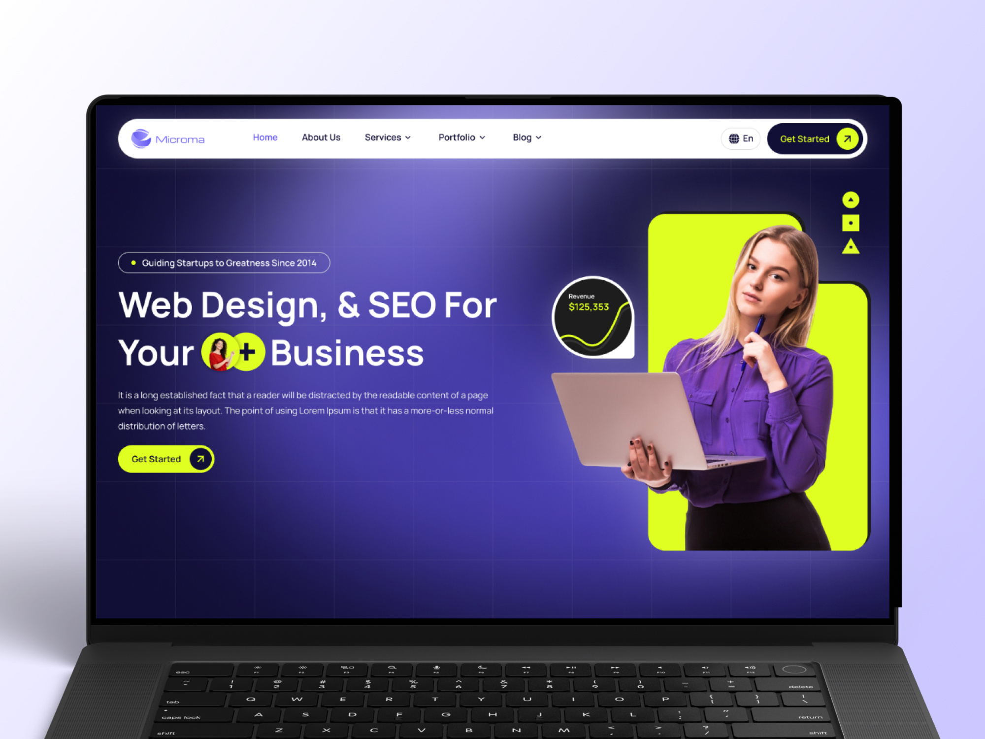 IT Service Web Design by Sudhanshu K on Dribbble