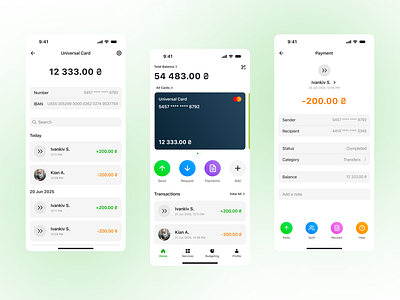 Mobile Bank App Redesign UX/UI app design mobile ui ux