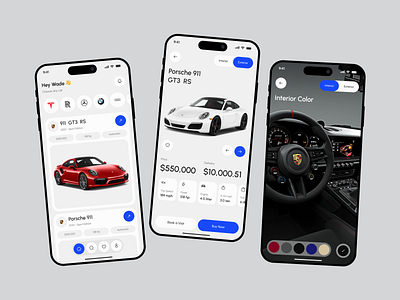 Luxury Car Buy | Mobile App app design automobile automotive booking app business buy car car booking car booking app car interface car selling app car service ios app luxury luxury car luxury car buy mobile app luxurycarapp mobile app mobileui transport