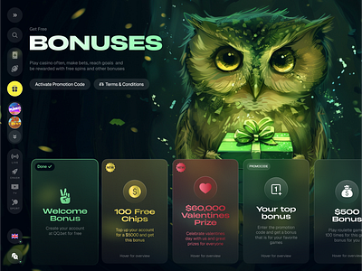 Online Casino branding design devc development graphic design interface ui ux