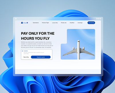 Private Jets booking app design jet booking private jet ui ux