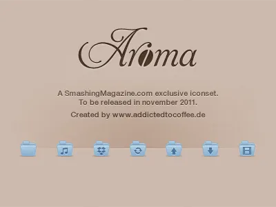 Aroma Preview 2 24px aroma icon icons set smashing wip