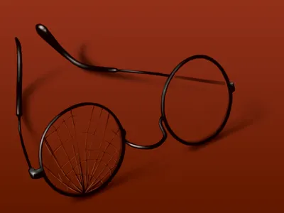 Spidey concept cracked digital painting drawing glasses illustration marvel movie personal project photoshop poster spiderman web