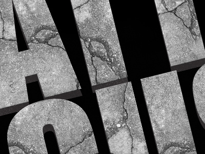 Att2 clothing cracked greyscale typographic