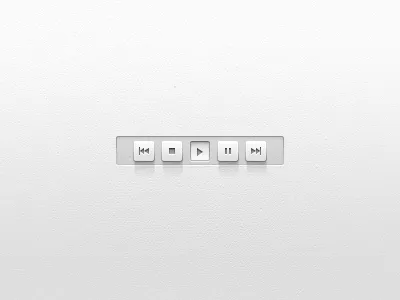 Media Toolbar UI art backwards button design element forward free freebie gui interface media pause photoshop pixel play psd resource stop toolbar ui user ux vector web