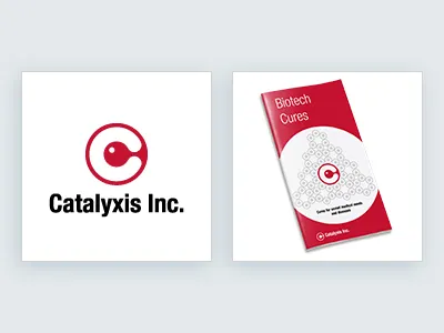 Catalyxis biotechnology branding c identity logo