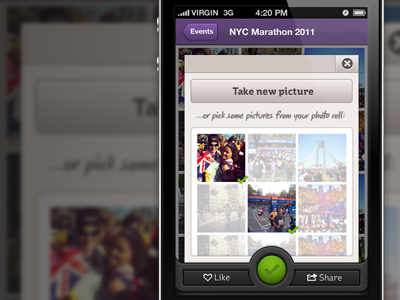 Take New Picture button iphone markerfield photos st ryde thumbnails