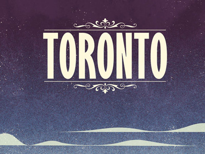 Toronto design illustration poster toronto