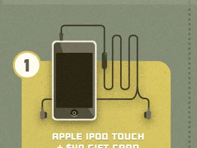 iPod Touch Illustration 58 phases 58phases apple black friday ear phones growcase illustration infographic ipod ipod touch outage retro