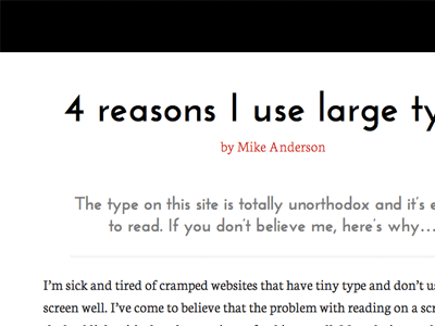 Huge type & Responsive Design huge type responsive design