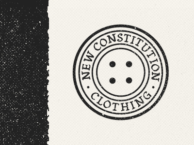 New Constitution? button logo yanone tagesschrift