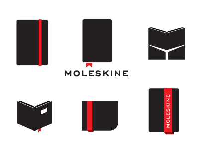 Moleskine(rie) - logo ideas book bookmark logo moleskine notebook ribbon