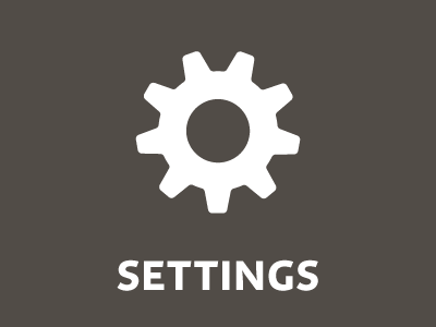 Settings icon pictogram