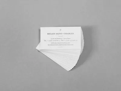 Relais Saint-Charles branding relais saint charles say what studio