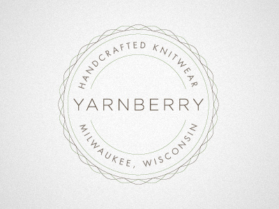 yarnberry logo milwaukee seal wisconsin yarn