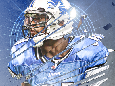Calvin Johnson Final design detroit football lions nfl