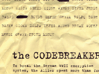 the Codebreakers codebreakers feature magazine opener