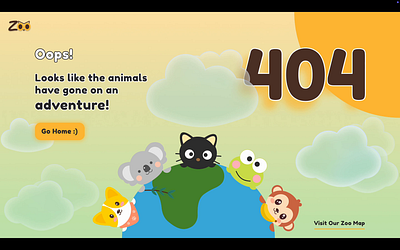 Zoo Error Page 404 error error page page not found ui zoo