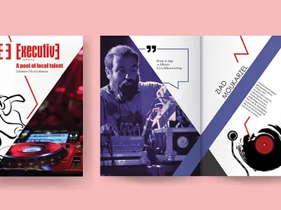 Music Magazine design graphic design layout magazine