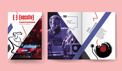 Music Magazine design graphic design layout magazine