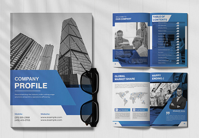 Company Profile Brochure brochure brochure design company company profile graphic design profile