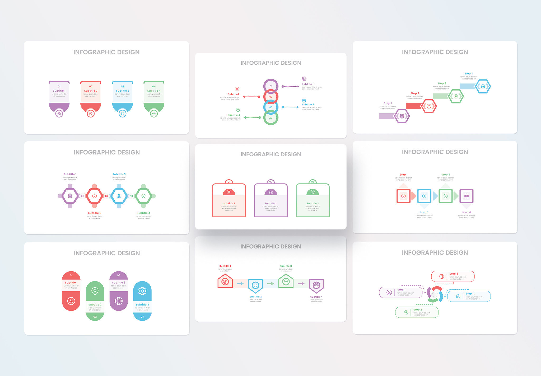 Business Infographic business illustration infographic presentation process vector