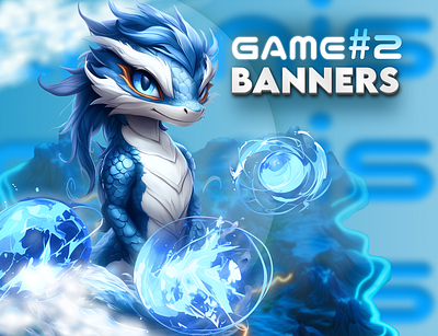 Game banners "NAONIS" - #2💧 art banner banners banners design branding character character design design graphic design ui