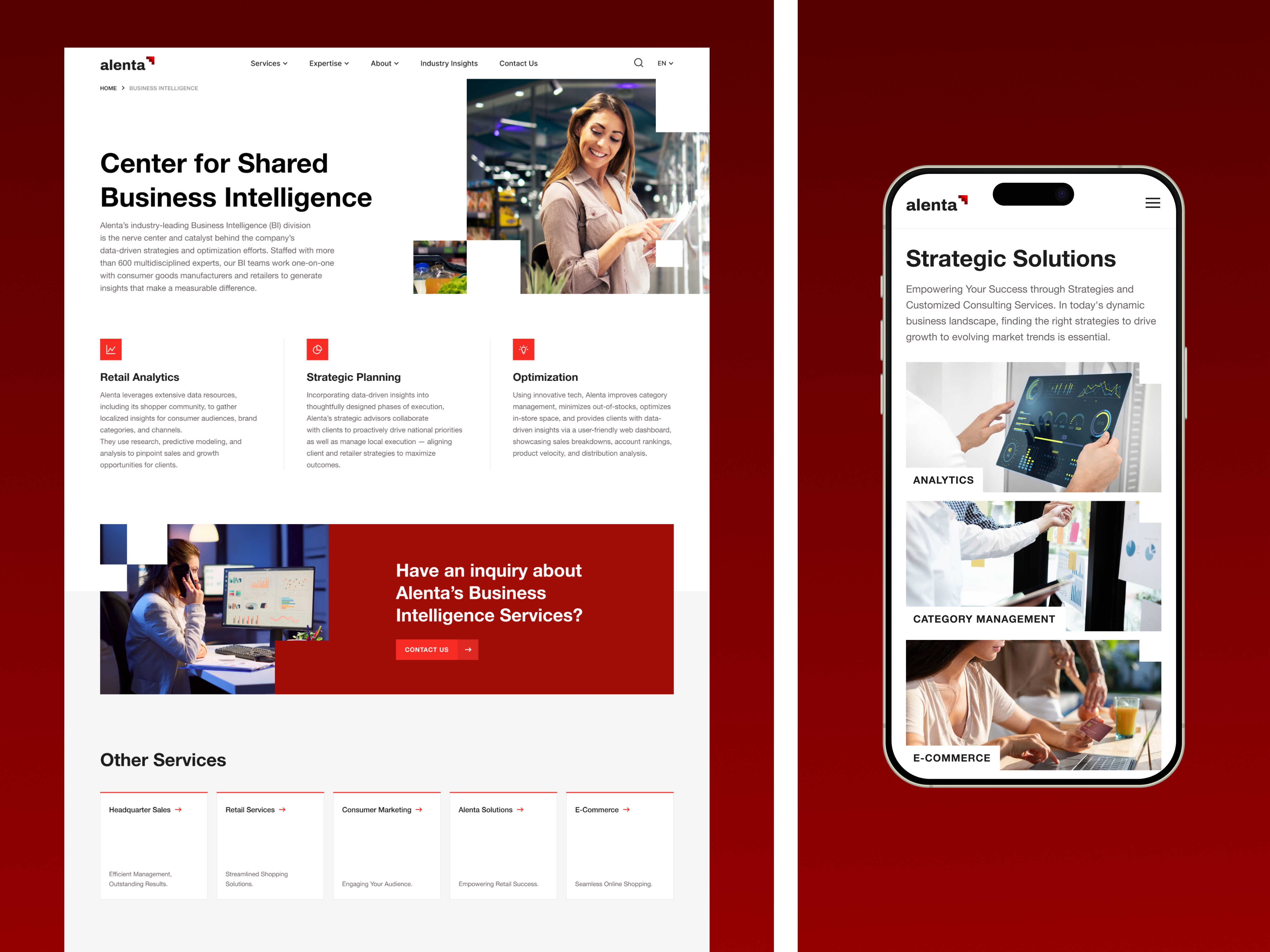 Example of Alenta - Your Marketing Business Partner
