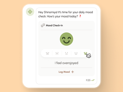 freud v2: AI Mental Health App - Companion Mood Check-In UI ai mental health app ai therapy app clean figma ui kit green mental health app mental health assistant mental health chatbot mental health companion mental health ui kit mindful assistant app mindful companion mindfulness app minimal mobile app modern mood check in mood tracker app mood ui self care app