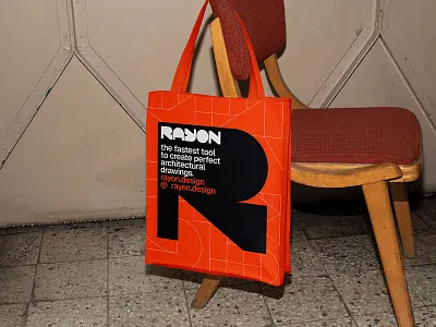 Rayon - Brand identity branding bus stop canvas bag chair design download free freebie identity illustration industrial logo mockup mockups poster psd template typography