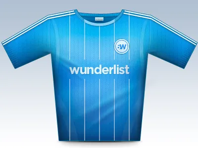 3-0 Germany blue fabric football jersey shirt soccer trikot wunderlist