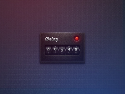 Delay counter ios ipad leather