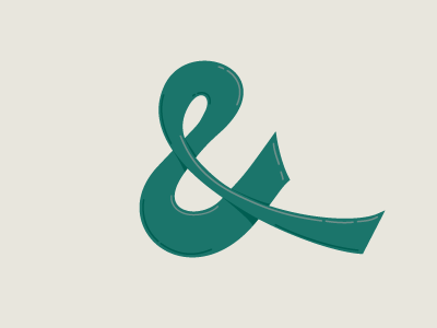 Swooshy Ampersand ampersand