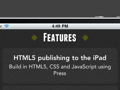 features ipad iphone mobile